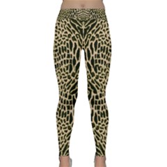 Brown Reptile Yoga Leggings 