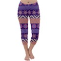 Colorful Winter Pattern Capri Winter Leggings  View1