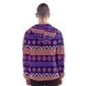 Colorful Winter Pattern Hooded Wind Breaker (Men) View2