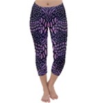 PINK REPTILE Capri Winter Leggings 