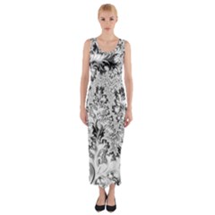 Amazing Fractal 31 A Fitted Maxi Dress by Fractalworld