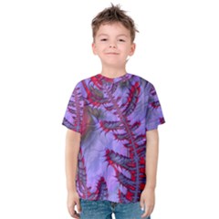 Freaky Friday Red  Lilac Kids  Cotton Tee