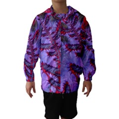 Freaky Friday Red  Lilac Hooded Wind Breaker (kids) by Fractalworld