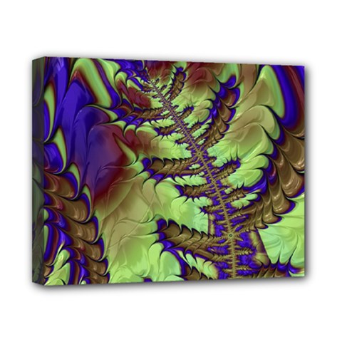 Freaky Friday, Blue Green Canvas 10  X 8  by Fractalworld