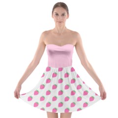 Strawberry Strapless Bra Top Dress by itsybitsypeakspider