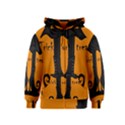 Halloween - witch boots Kids  Zipper Hoodie View1