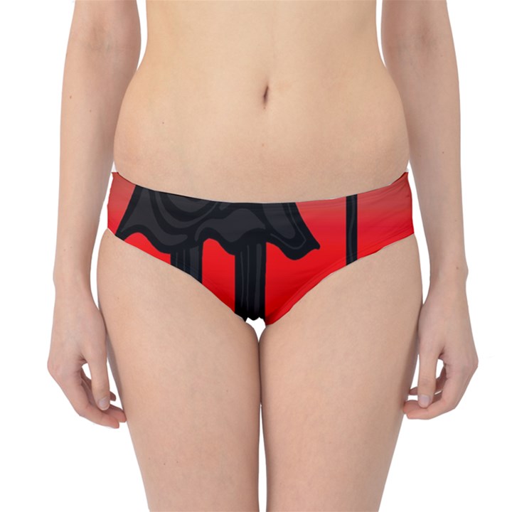 Halloween black witch Hipster Bikini Bottoms