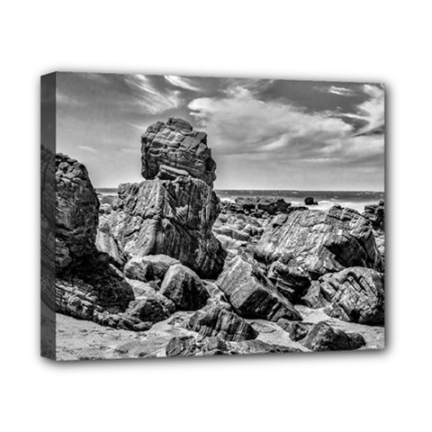 Rocks At Shore In Praia Malhada Jericoacoara Brazil Canvas 10  X 8  by dflcprints
