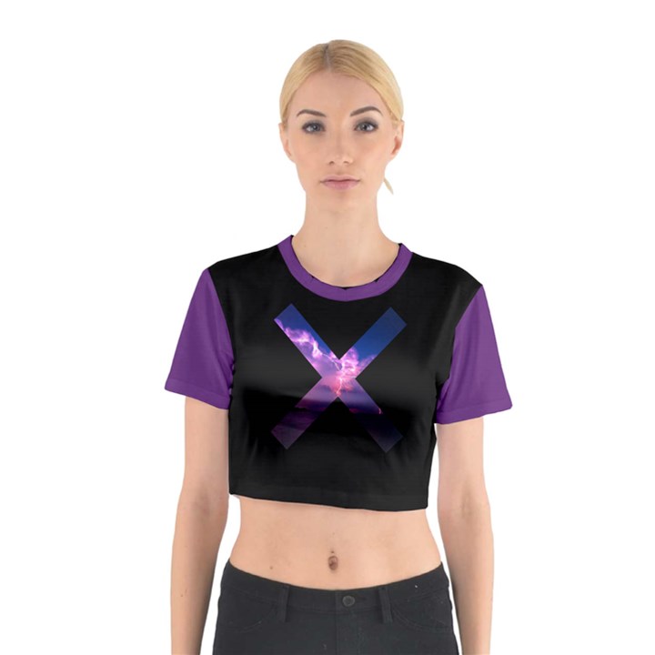 Lightning X Cotton Crop Top