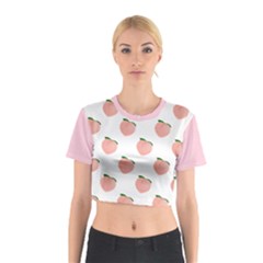 Peaches Cotton Crop Top