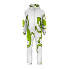 Green Lizard Hooded Jumpsuit (kids) by Valentinaart