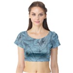 FROST DRAGON Short Sleeve Crop Top (Tight Fit)