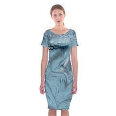 FROST DRAGON Classic Short Sleeve Midi Dress