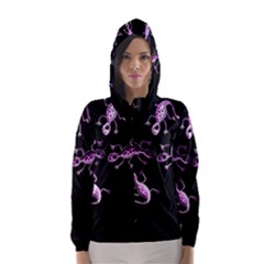Purple Lizards Hooded Wind Breaker (women) by Valentinaart