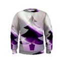 Purple Christmas Tree Kids  Sweatshirt View1