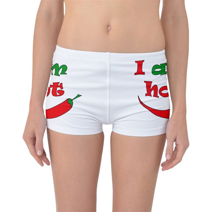 I am hot  Reversible Boyleg Bikini Bottoms