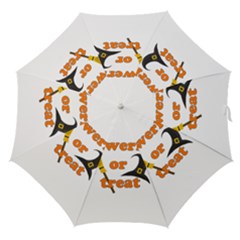 Twerk Or Treat - Funny Halloween Design Straight Umbrellas by Valentinaart