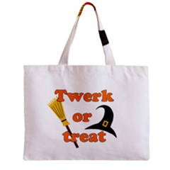 Twerk Or Treat - Funny Halloween Design Zipper Mini Tote Bag by Valentinaart