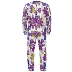 Stylized Floral Ornate OnePiece Jumpsuit (Men) 