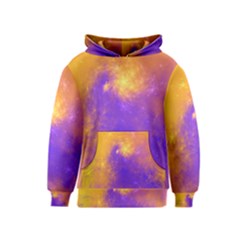 Colorful Universe Kids  Pullover Hoodie by designworld65