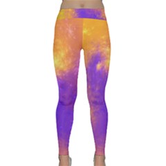 Colorful Universe Yoga Leggings  by designworld65