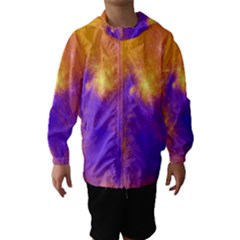 Colorful Universe Hooded Wind Breaker (kids) by designworld65