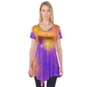 Colorful Universe Short Sleeve Tunic  View1