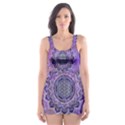 Flower Of Life Indian Ornaments Mandala Universe Skater Dress Swimsuit View1