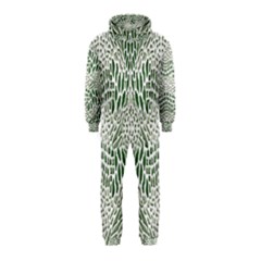 Green Snake Texture Hooded Jumpsuit (kids) by LetsDanceHaveFun