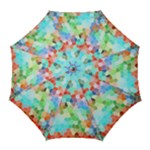 Colorful Mosaic  Golf Umbrellas