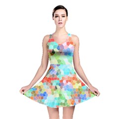 Colorful Mosaic  Reversible Skater Dress by designworld65