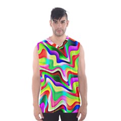 Irritation Colorful Dream Men s Basketball Tank Top by designworld65