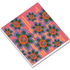 Colorful Floral Dream Small Memo Pads by DanaeStudio