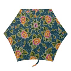 Floral Fantsy Pattern Mini Folding Umbrellas by DanaeStudio