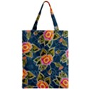 Floral Fantsy Pattern Zipper Classic Tote Bag View1