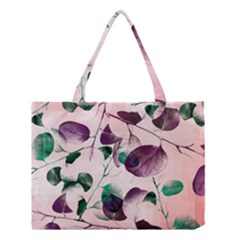 Spiral Eucalyptus Leaves Medium Tote Bag by DanaeStudio