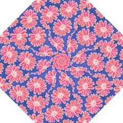 Pink Daisy Pattern Golf Umbrellas by DanaeStudio
