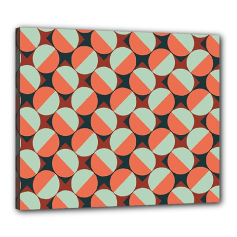 Modernist Geometric Tiles Canvas 24  X 20  by DanaeStudio