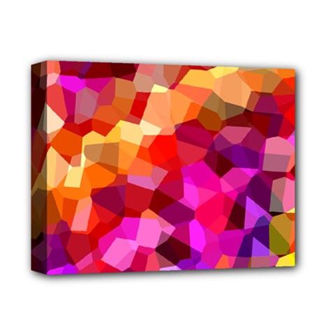 Geometric Fall Pattern Deluxe Canvas 14  X 11  by DanaeStudio