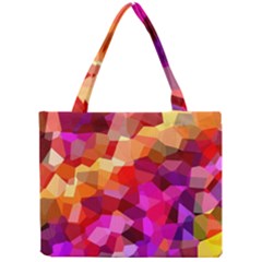 Geometric Fall Pattern Mini Tote Bag