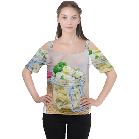 1 Kartoffelsalat Einmachglas 2 Women s Cutout Shoulder Tee by wsfcow