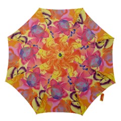 Pop Art Roses Hook Handle Umbrellas (medium) by DanaeStudio