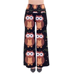 Halloween Brown Owls  Pants by Valentinaart