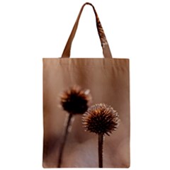 Withered Globe Thistle In Autumn Macro Classic Tote Bag by wsfcow