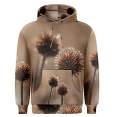 Withered Globe Thistle In Autumn Macro Men s Pullover Hoodie by wsfcow