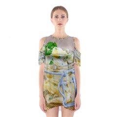 Potato Salad In A Jar On Wooden Cutout Shoulder Dress