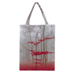 Magic Forest In Red And White Classic Tote Bag by wsfcow