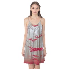 Magic forest in red and white Camis Nightgown