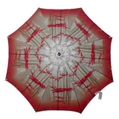 Magic Forest In Red And White Hook Handle Umbrellas (Large)