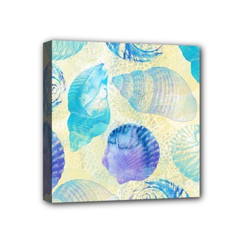 Seashells Mini Canvas 4  X 4 